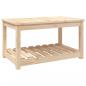 Preview: Gartentisch 82,5x50,5x45 cm Massivholz Kiefer