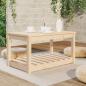 Preview: Gartentisch 82,5x50,5x45 cm Massivholz Kiefer