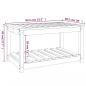 Preview: Gartentisch 82,5x50,5x45 cm Massivholz Kiefer