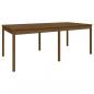 Preview: Gartentisch Honigbraun 203,5x100x76 cm Massivholz Kiefer