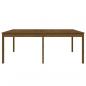 Preview: Gartentisch Honigbraun 203,5x100x76 cm Massivholz Kiefer