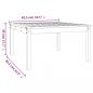 Preview: Gartentisch Honigbraun 82,5x82,5x45 cm Massivholz Kiefer