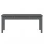 Preview: Gartenbank Grau 109x44x45 cm Massivholz Kiefer