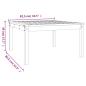 Preview: Gartentisch 82,5x82,5x45 cm Massivholz Douglasie