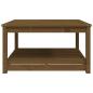 Preview: Gartentisch Honigbraun 82,5x82,5x45 cm Massivholz Kiefer