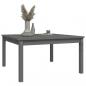 Preview: Gartentisch Grau 82,5x82,5x45 cm Massivholz Kiefer