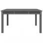 Preview: Gartentisch Grau 82,5x82,5x45 cm Massivholz Kiefer