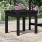 Preview: ARDEBO.de - Gartenbank Schwarz 50x44x45 cm Massivholz Kiefer
