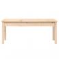 Preview: Gartenbank 109x44x45 cm Massivholz Kiefer
