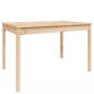 Preview: Gartentisch 121x82,5x76 cm Massivholz Kiefer