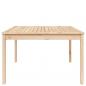 Preview: Gartentisch 121x82,5x76 cm Massivholz Kiefer