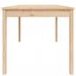 Preview: Gartentisch 121x82,5x76 cm Massivholz Kiefer