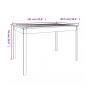 Preview: Gartentisch 121x82,5x76 cm Massivholz Kiefer
