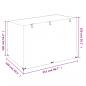 Preview: Abdeckungen für Schaukelbank 2 Stk. 12 Ösen 215x150x130/150 cm
