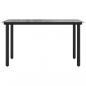 Preview: 9-tlg. Garten-Essgruppe Schwarz PVC Rattan