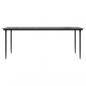 Preview: 7-tlg. Garten-Essgruppe Schwarz PVC-Rattan
