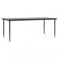 Preview: 9-tlg. Garten-Essgruppe Schwarz PVC Rattan