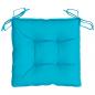 Preview: Stuhlkissen 6 Stk. Türkis 50x50x7 cm Oxford-Gewebe