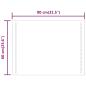 Preview: LED-Badspiegel 80x60 cm