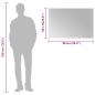 Preview: LED-Badspiegel 90x60 cm