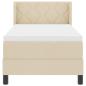 Preview: Boxspringbett mit Matratze mit Matratze Creme 80 x 200 cm