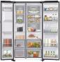 Preview: Samsung RS90F64EDTEF Stand Side-by-Side Kombination, 91,2 cm breit, 621 L, NoFrost+, Eis- und Wasserspender, Festwasseranschluss, Edelstahloptik