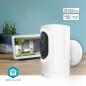 Preview: SmartLife Außenkamera | Wi-Fi | Spotlight | 3MP Full HD 1296p | IP65 | Max. Batterie-Lebensdauer: 6 Monate | Cloud Storage (optional) / microSD (not enthalten) | 5 V DC | mit Bewegungssensor | Nachtsicht | Weiss