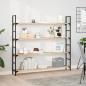 Preview: ARDEBO.de - Schweberegale 2 Stk. 120x20x2 cm Massivholz Akazie Unbehandelt