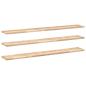 Preview: Schweberegale 3 Stk. 120x20x2 cm Massivholz Akazie Unbehandelt