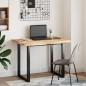 Preview: Schreibtischplatte Unbehandelt 80x70x4 cm Massivholz Akazie