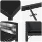 Preview: Garten Essgruppe 5 pcs Schwarz Poly-Rattan