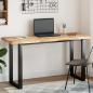 Preview: ARDEBO.de - Tischplatte Rechteckig 120x50x4 cm Massivholz Akazie
