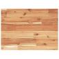 Preview: Tischplatte Rechteckig 60x30x2 cm Massivholz Akazie