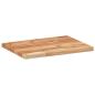 Preview: Tischplatte Rechteckig 60x30x2 cm Massivholz Akazie