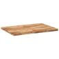 Preview: Tischplatte Rechteckig 100x70x4 cm Massivholz Akazie