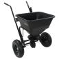 Preview: Handstreuwagen Salzstreuer PVC und Stahl 106x73x76 cm 45 L