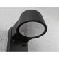 Preview: Paulmann LED Außenwandleuchte Capea Bewegungsmelder IP44 96x153mm 3000K 6W 500lm 230V, Aluminium, anthrazit (94453)