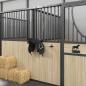 Preview: Trensenhalter Wandmontage Schwarz Eisen