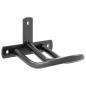 Preview: Trensenhalter Wandmontage Schwarz Eisen