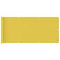 Preview: ARDEBO.de - Balkon-Sichtschutz Gelb 75x500 cm HDPE