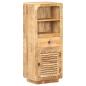 Preview: Highboard 45x32x110 cm Raues Mangoholz