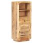 Preview: Highboard 45x32x110 cm Raues Mangoholz