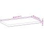 Preview: Schweberegale 2 Stk. 40x20x2 cm Massivholz Akazie Unbehandelt