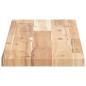 Preview: Schweberegale 2 Stk. 100x20x2 cm Massivholz Akazie Unbehandelt