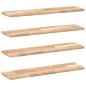 Preview: Schweberegale 4 Stk. 100x20x2 cm Massivholz Akazie Unbehandelt