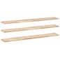 Preview: Schweberegale 3 Stk. 160x20x2 cm Massivholz Akazie Unbehandelt