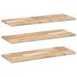 Preview: Schweberegale 3 Stk. 80x30x2 cm Massivholz Akazie Unbehandelt