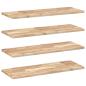 Preview: Schweberegale 4 Stk. 80x30x2 cm Massivholz Akazie Unbehandelt