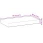 Preview: Schweberegale 2 Stk. 40x20x4 cm Massivholz Akazie Unbehandelt