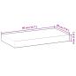 Preview: Schweberegale 3 Stk. 40x20x4 cm Massivholz Akazie Unbehandelt